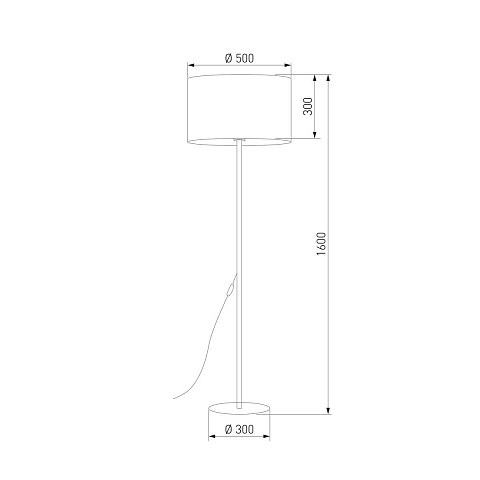 Торшер TK Lighting 16011 Glorii