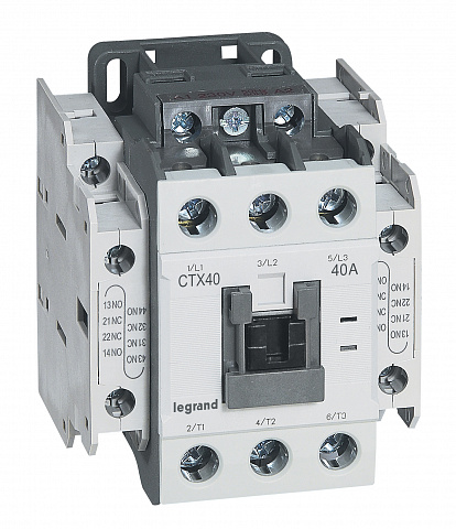 Legrand CTX3 Контактор  3P 40A 2но2нз 230V