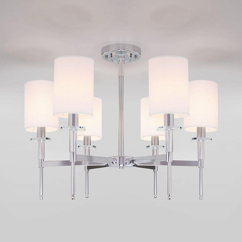 Подвесная люстра Eurosvet Brielle 60132/6 хром