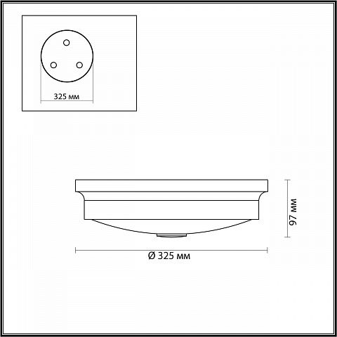 Накладной светильник Odeon Light 4824/3C