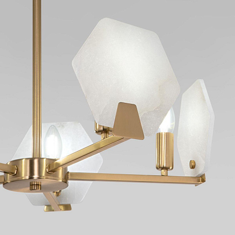 Потолочная люстра Eurosvet Marble 60158/5 латунь Smart