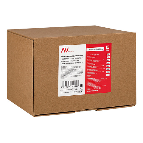 EKF Averes Автоматический выключатель AV POWER-2/3 250А 50kA ETU6.0