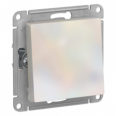 Systeme Electric AtlasDesign Жемчуг Переключатель 1-клавишный, сх.6, 10АХ, механизм