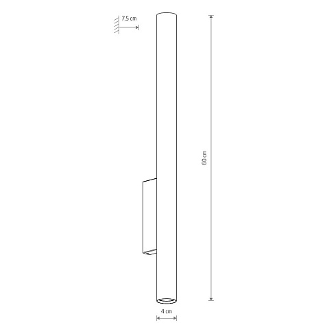 Настенный светильник Nowodvorski Fourty Wall XL Black 10759