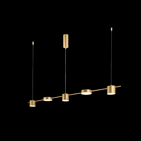 Подвесная люстра Crystal Lux TRISTAN SP5 L1200 GOLD