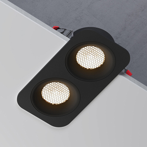 Встраиваемый светильник Elektrostandard 15277/LED 20W 3000K черный