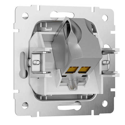 Розетка Ethernet RJ-45 cat. 6A экранированная Werkel белый матовый W5120001 4690389213489