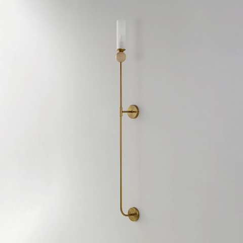 Бра Crystal Lux SIMPLY AP1.2 BRASS