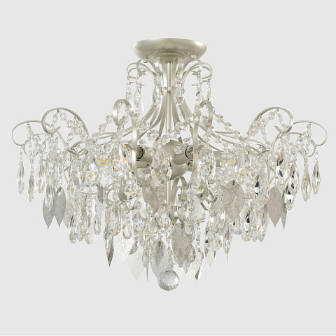 Накладная люстра Crystal Lux ESMIRALDA PL6 SILVER