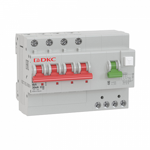 DKC YON pro АВДТ MDV63 3P+N 63A C 100mA 6kA тип A
