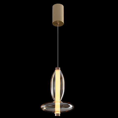 Подвесной светильник Crystal Lux QUASAR SP7W LED AMBER