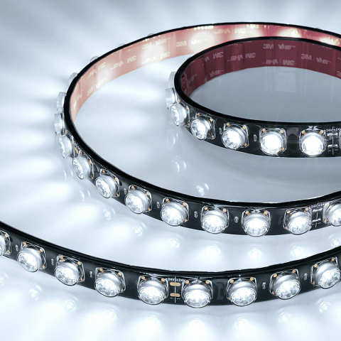 Светодиодная лента герметичная FLT-PS-A42-BLACK-23mm 24V White6000 (21 W/m, IP67, 15deg, 5m) Arlight 049299