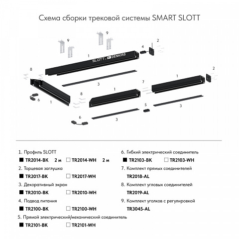 Коннектор Denkirs TR2101-BK