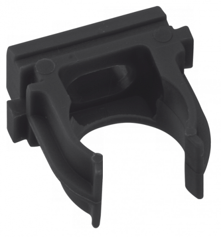EKF PROxima Крепеж-клипса черная d16мм (10шт.) Plast
