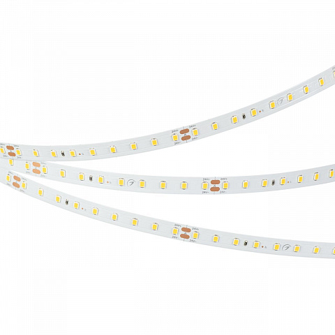 Светодиодная лента Arlight 4,8W/m 90LED/m 2835SMD теплый белый 5M RT-A90-10mm 24V Warm3000 038778