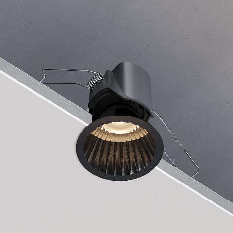Встраиваемый светильник Elektrostandard 15274/LED 3000K черный жемчуг