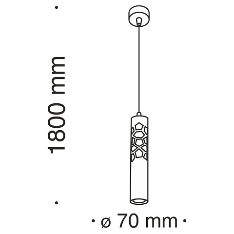 Подвесной светильник Maytoni P037PL-L11W4K