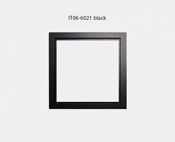 Встраиваемый светодиодный светильник Italline IT06-6020 black 4000K