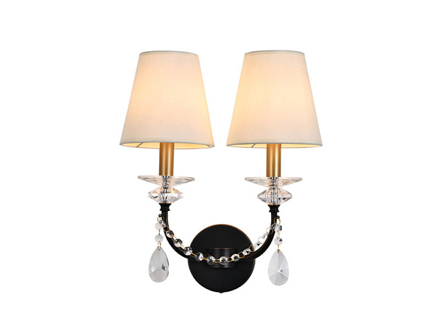 Бра Newport 3972/A black+brass