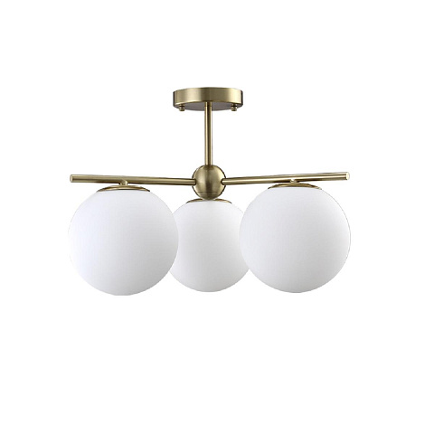 Люстра на штанге Crystal Lux FELIZ SP-PL3 BRONZE/WHITE