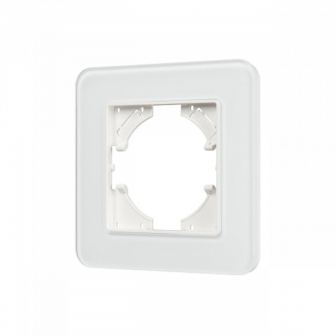Рамка стеклянная FRM-OMALI-SFGS-1-WH Arlight 049675