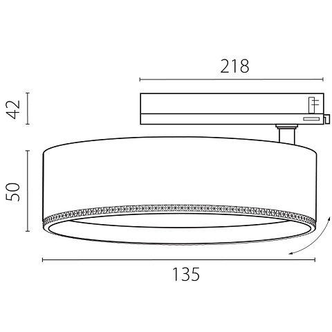 Светильник на шине Lightstar A5747TRIAC