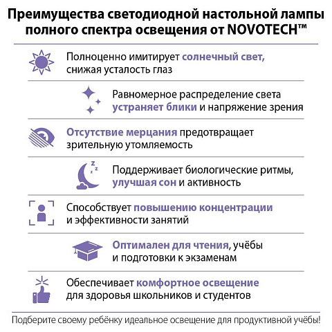 Настольная лампа Novotech Studi Ledo 359966