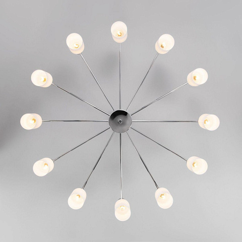 Потолочная люстра Eurosvet Vegga 70160/12 хром Smart