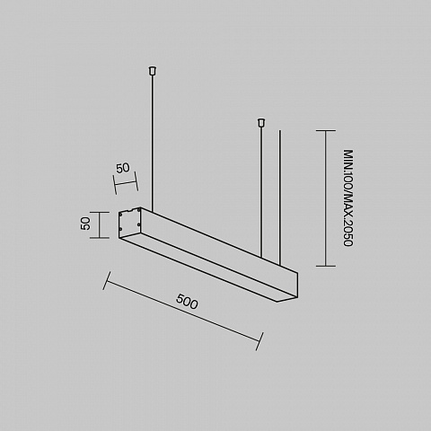 Линейный светильник Maytoni Technical LL312025