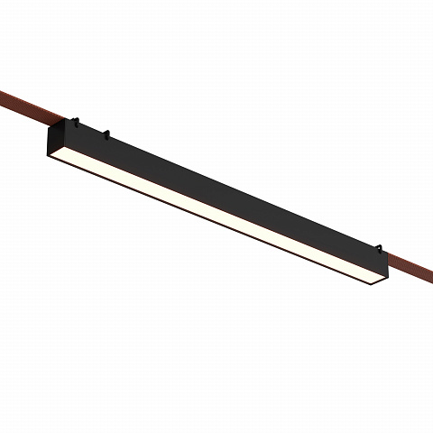 DK5576-BK Cветильник для трека-ремня Belty, серия Linear, со светодиодом, L642*W40*H45мм, 48V DC, 24W, RA90, 120°, 4000K, IP20, черный, алюминий