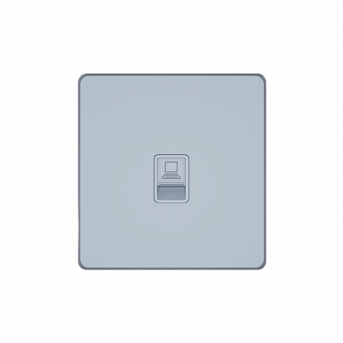 Systeme Electric Systeme Infinity Стальное небо Розетка информационная RJ-45 кат.5e