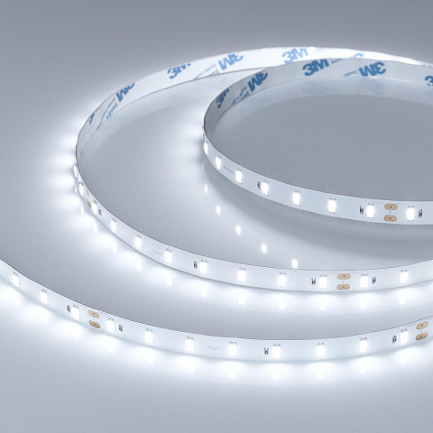 Светодиодная лента Arlight 14,4W/m 64LED/m 5630SMD холодный белый 5M Ultra-C64-10mm 24V White6000 037457