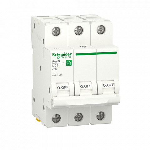Schneider Electric RESI9 Автоматический выключатель (АВ) С 32А 3P 6000A