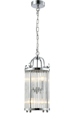 Подвесной светильник Crystal Lux TADEO SP4 D200 CHROME/TRANSPARENTE