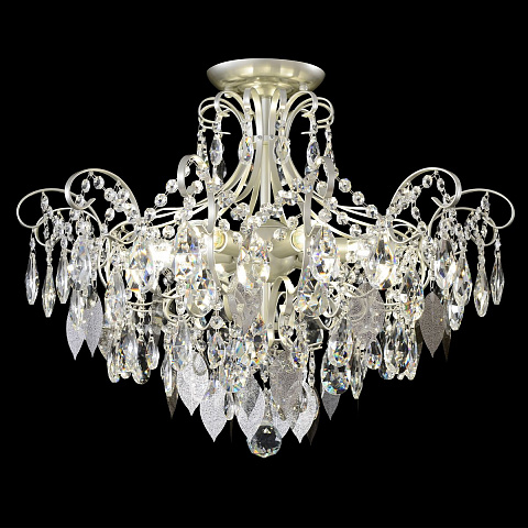 Накладная люстра Crystal Lux ESMIRALDA PL6 SILVER