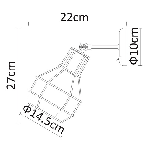 Бра ARTE Lamp A9182AP-1WH