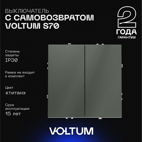 Выключатель VOLTUM VLS020606