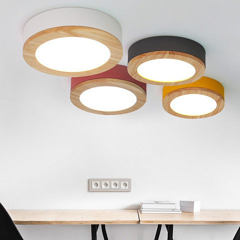Потолочная люстра Imperium Loft Wudda D30 Розовый 310979-26