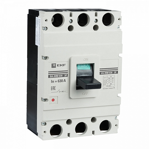 EKF PROxima Автоматический выключатель ВА-99М 630/500А 3P 50кА