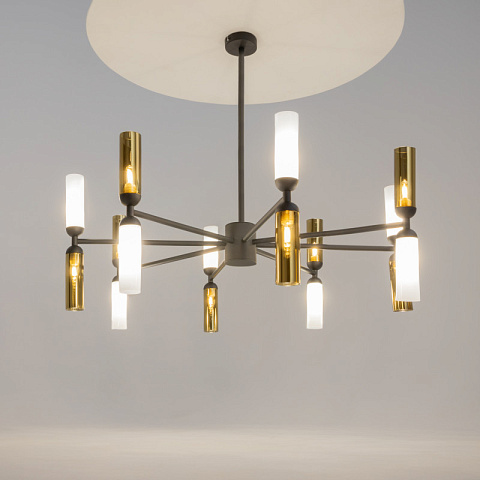 Люстра на штанге Maytoni MOD177PL-16G