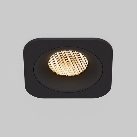 Встраиваемый светильник Elektrostandard 15276/LED 10W 3000K черный