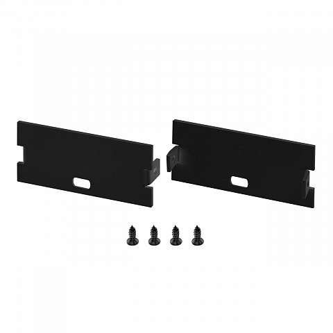 Заглушка FLOOR60 BLACK с отверстием Arlight 046420