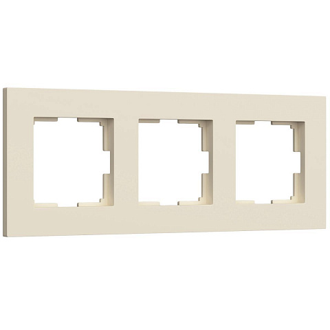 Рамка на 3 поста Werkel Slab айвори матовый W0032962 4690389193446