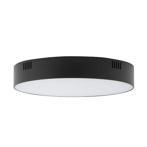 Потолочный cветильник Nowodvorski Lid Round Led Black 10416