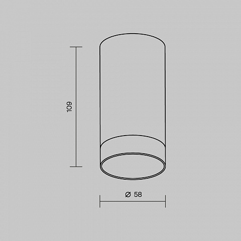 Накладной уличный светильник Maytoni O500CL-L5W3K