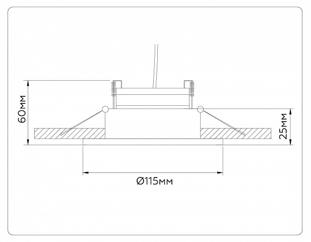 Встраиваемый светильник Ambrella Light TN52333