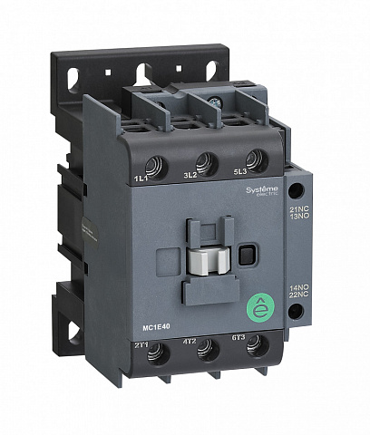 Systeme Electric Контактор MC1E 3P 40A НО+НЗ 380V/400V 50/60ГЦ