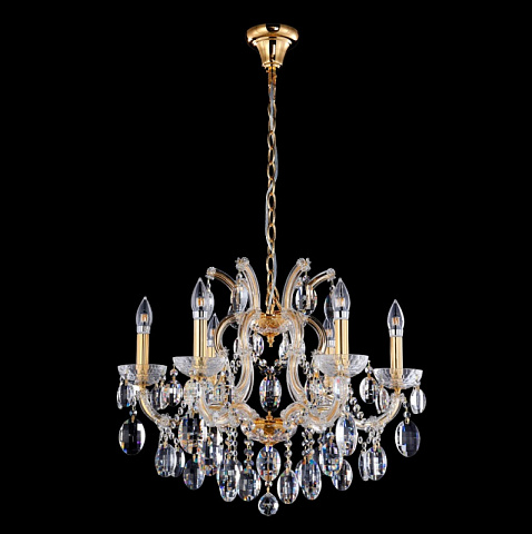 Подвесная люстра Crystal Lux HOLLYWOOD SP6 GOLD