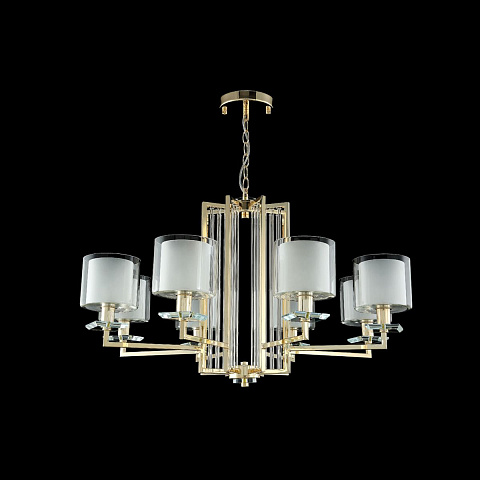 Подвесная люстра Crystal Lux Nicolas SP-PL8 Gold/White