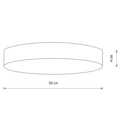 Потолочный cветильник Nowodvorski Lid Round Led Black 10410